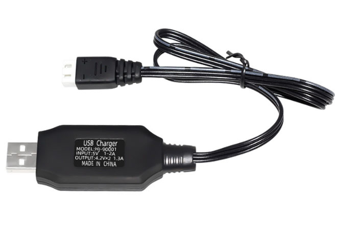 7.4V 1300mA XH-3P Lithium Battery Pack USB Charging Cable With overcharge protection
