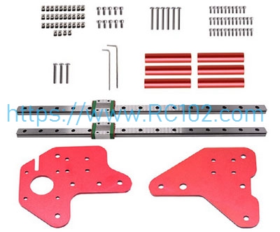 [RC102] Guide rail with slider+red mounting plate+red gasket CREALITY 3D Ender-3 3D Printer spare parts