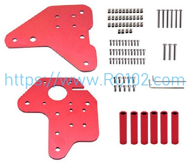 [RC102] Red mounting plate+red gasket CREALITY 3D Ender-3 3D Printer spare parts