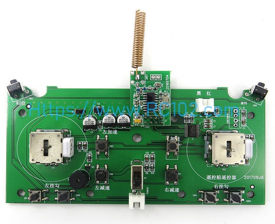 [RC102] Remote control circuit board Flytec 2011-5 RC Boat Spare Parts