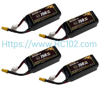 [RC102]11.1V 750mAh battery 4pcs Goosky S2 RC Helicopter Spare Parts
