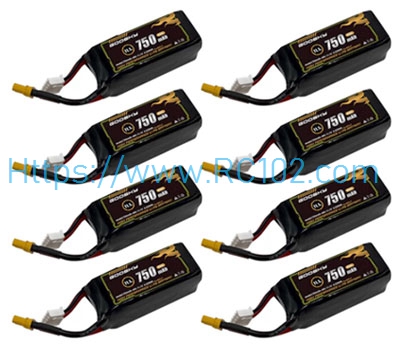 [RC102]11.1V 750mAh battery 8pcs Goosky S2 RC Helicopter Spare Parts