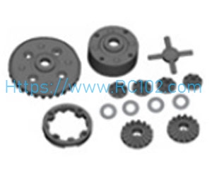 [RC102]M16027 Diff. Assembly HBX 16889 16889A RC Car Spare Parts