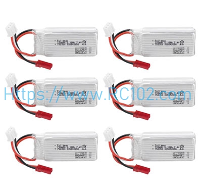 [RC102] 7.4V 700mAh Battery 6pcs JJRC M05 RC Helicopter Spare Parts
