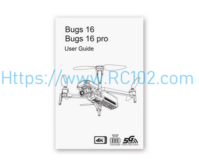 [RC102]English manual MJX Bugs 16 PRO RC Drone Spare Parts