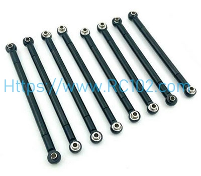 [RC102]Upgrade Shock absorber Metal tie rod Steering rod MN MN86KS RC Car Spare Parts