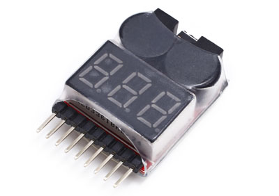 1S-8S 2-in-1 power display/BB low voltage/alarm/electrical display/dual function buzzer