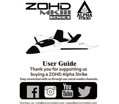 ZOHD Alpha Strike User Manual