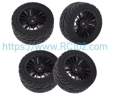 [RC102]Black flat running wheels SG1603 RC Car Spare Parts