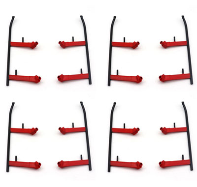[RC102] Landing Gear 4set Red RC ERA C189 RC Helicopter Spare Parts