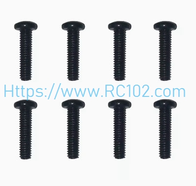 [RC102] 2.5*10C socket round head machine thread Rlaarlo AM-D12 RC Car Spare Parts