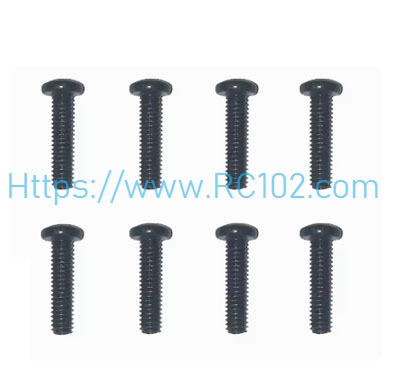 [RC102] 2.5*10C socket round head machine thread Rlaarlo AM-D12 RC Car Spare Parts - Click Image to Close