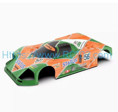 [RC102] PC car shell orange green Rlaarlo AX-787 RC Car Spare Parts