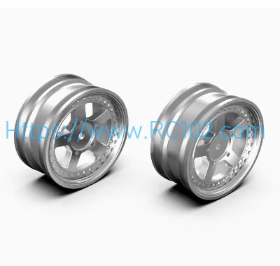 [RC102] Nylon electroplated bright silver wheel hub Rlaarlo AX-787 RC Car Spare Parts