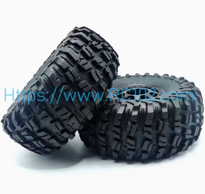 [RC102] Black wheel hub tire 98mm Rlaarlo AM-D12 RC Car Spare Parts