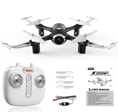 Syma X22SW Drone With Camera WiFi RC Drone RTF Remote Control Height Hold Headless Mode Toy Gifts