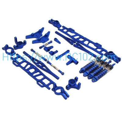 [RC102] Upgraded metal parts set WLtoys 104019 RC Car Spare Parts