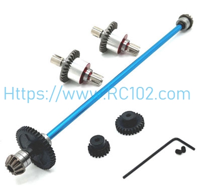 [RC102] Metal upgrade Drive shaft Umbrella teeth Differential WLtoys 124007 RC Car Spare Parts
