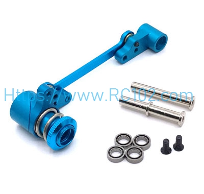 [RC102] Upgrade metal Steering group assembly WLtoys 124017 RC Car Spare Parts