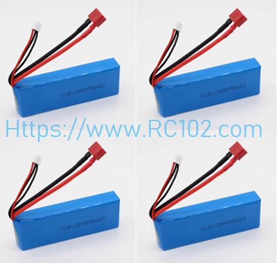 [RC102] 7.4V 3800mAh battery 4pcs WLtoys 124017 RC Car Spare Parts