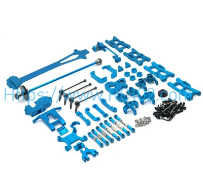 [RC102] Upgrade metal Parts set WLtoys 124016 RC Car Spare Parts
