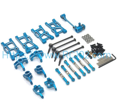 [RC102] Upgrade metal 9pcs set WLtoys 124017 RC Car Spare Parts - Click Image to Close