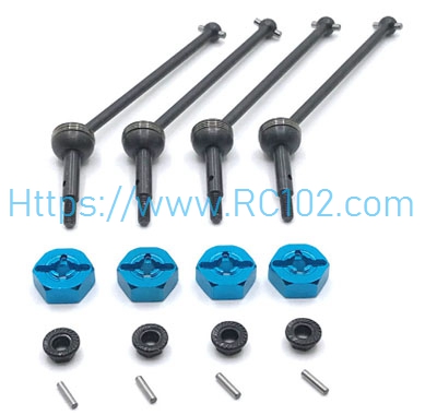 [RC102] Upgrade metal Coupler CVD Hexagonal connector WLtoys 124016 RC Car Spare Parts