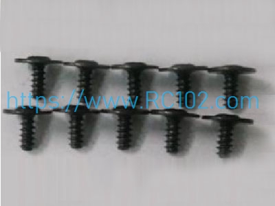 [RC102] 10402-0878 Round head cross Self-tapping screw with collar ST 2.6*6PWB7 WLtoys 16800 RC Excavator Spare parts