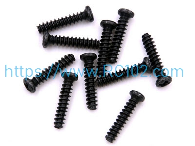 [RC102] L959-58 Round head Self-tapping screw ST 2.6*10PB WLtoys 16800 RC Excavator Spare parts