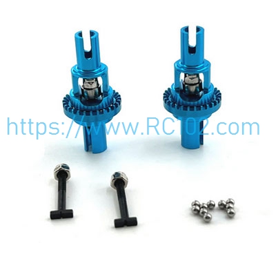 Upgrade Metal upgraded front and rear differential Red/Sky Blue/Silvery/Golden/Grey for WLtoys 284161 RC Car