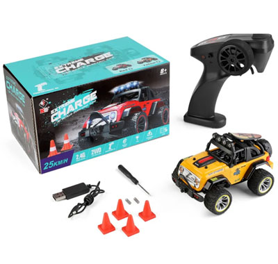 Wltoys 322221 2.4G 1/32 2WD Mini RC Car Off Road Vehicle Model Light Toy Remote Control Machine Truck Toys for Kid Children