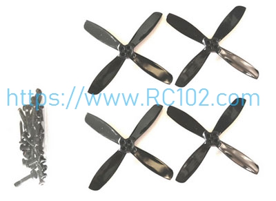 [RC102] Tail propeller 4pcs YuXiang YXZNRC F09 UH-60 RC Helicopter Spare Parts