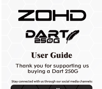 ZOHD Dart 250G User Manual
